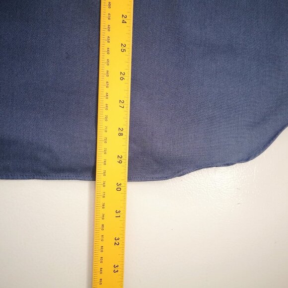 Awearness Kenneth Cole Men's Size 15 1/2 Blue Slim Fit Dress Shirt - Picture 11 of 11